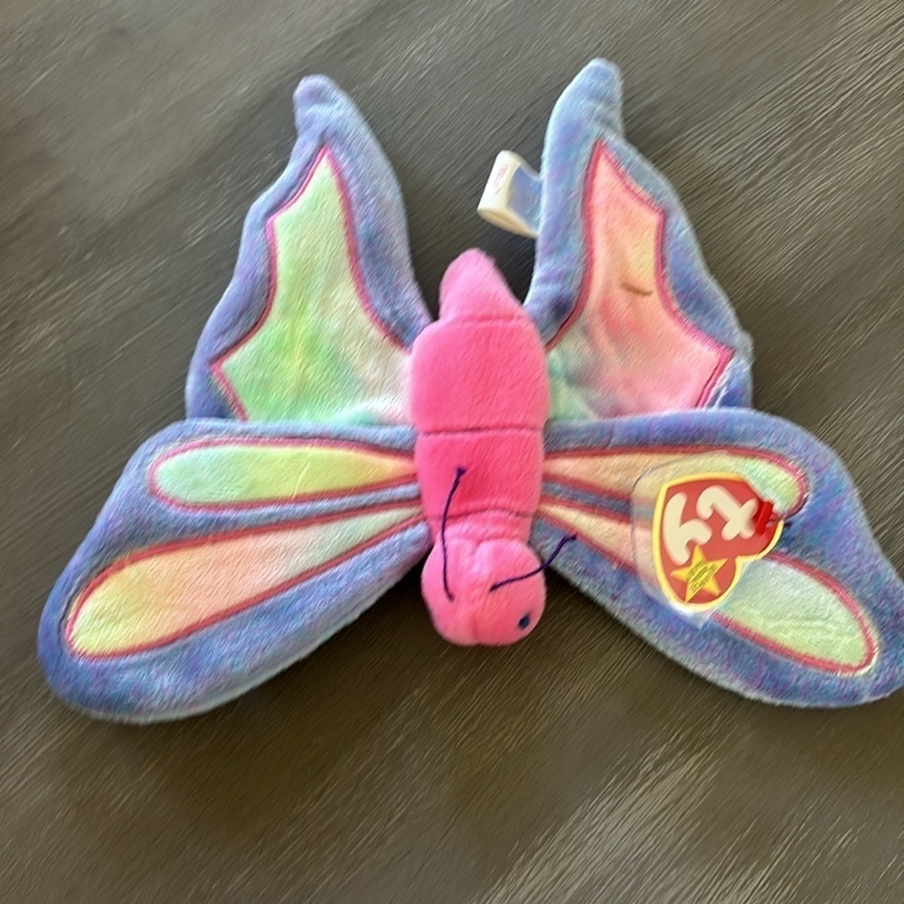 TY original Flitter 1999 butterfly, beanie baby - Picture 3 of 5